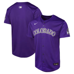 Colorado Rockies Nike Youth Alternate Limited Jersey - Purple - Nike Lifestyle