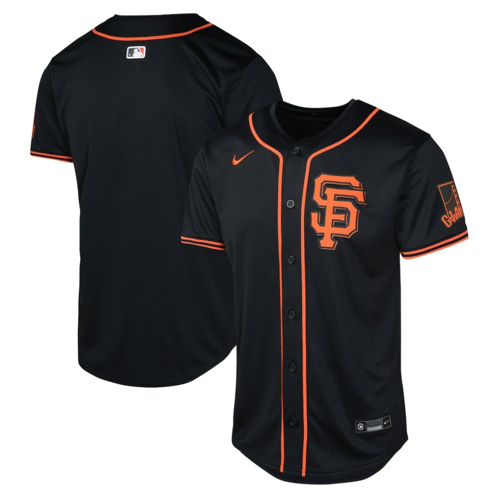 San Francisco Giants Nike Youth Alternate Limited Jersey - Black - Nike on Sale