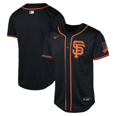 San Francisco Giants Nike Youth Alternate Limited Jersey - Black - Nike on Sale