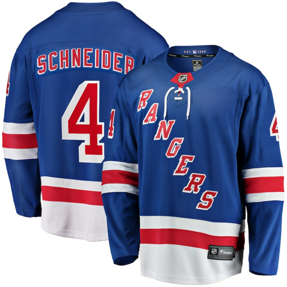 Braden Schneider New York Rangers Fanatics Home Premier Breakaway Player Jersey - Blue - NHL 201462547