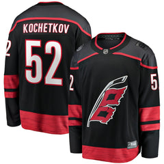 Pyotr Kochetkov Carolina Hurricanes Fanatics Home Premier Breakaway Player Jersey - Black - NHL 201462551