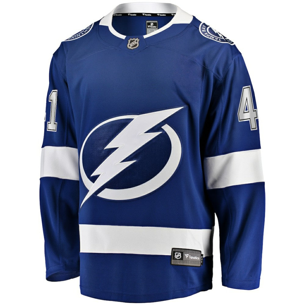 Mitchell Chaffee Tampa Bay Lightning Fanatics Home Premier Breakaway Player Jersey - Blue - NHL 201462571
