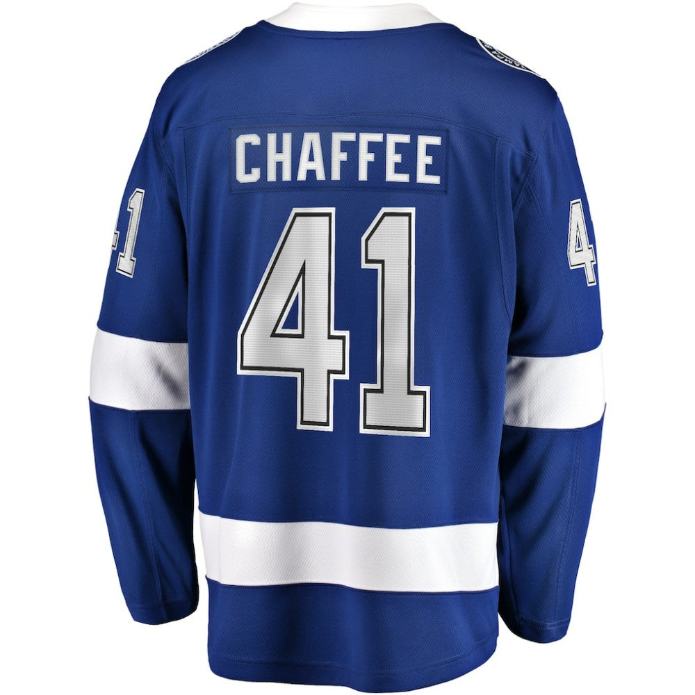 Mitchell Chaffee Tampa Bay Lightning Fanatics Home Premier Breakaway Player Jersey - Blue - NHL 201462571
