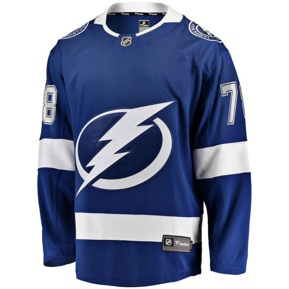 Emil Lilleberg Tampa Bay Lightning Fanatics Home Premier Breakaway Player Jersey - Blue - NHL 201462574