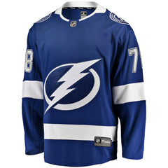 Emil Lilleberg Tampa Bay Lightning Fanatics Home Premier Breakaway Player Jersey - Blue - NHL 201462574