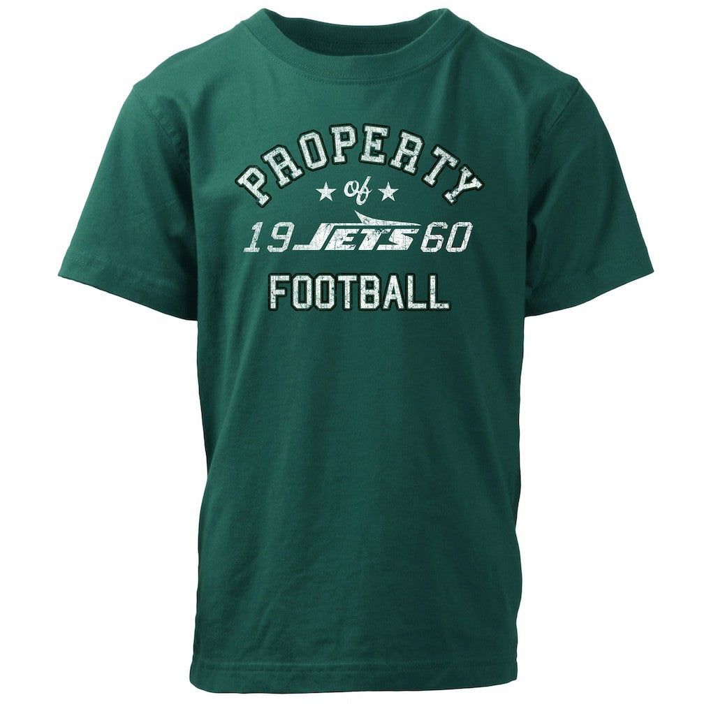 New York Jets Wes & Willy Youth Property Of T-Shirt Green