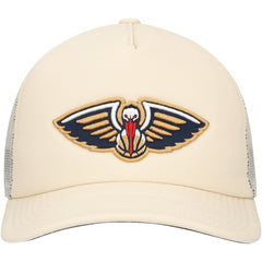 New Orleans Pelicans Trucker Adjustable Hat Cream | Mitchell & Ness