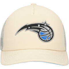 Orlando Magic Trucker Adjustable Hat Cream | Mitchell & Ness for sale