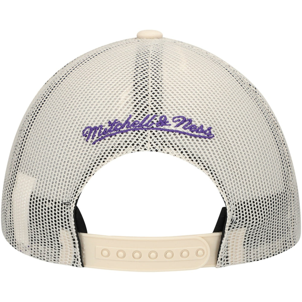 Sacramento Kings Trucker Adjustable Hat Cream | Mitchell & Ness