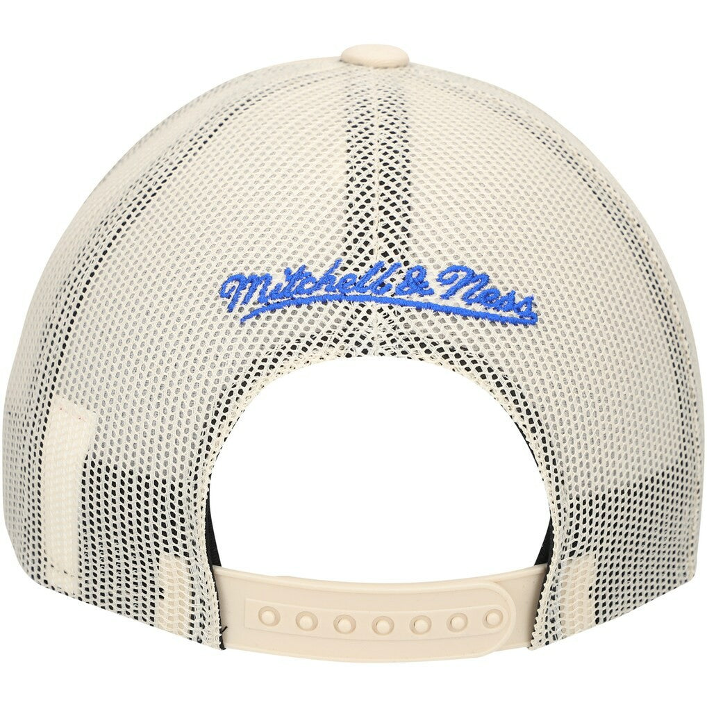 Dallas Mavericks Trucker Adjustable Hat for sale Cream | Mitchell & Ness Lifestyle