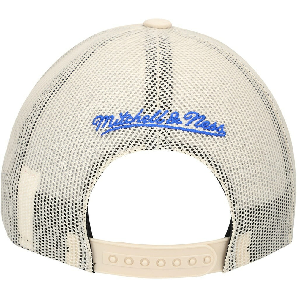 Dallas Mavericks Trucker Adjustable Hat for sale Cream | Mitchell & Ness Lifestyle