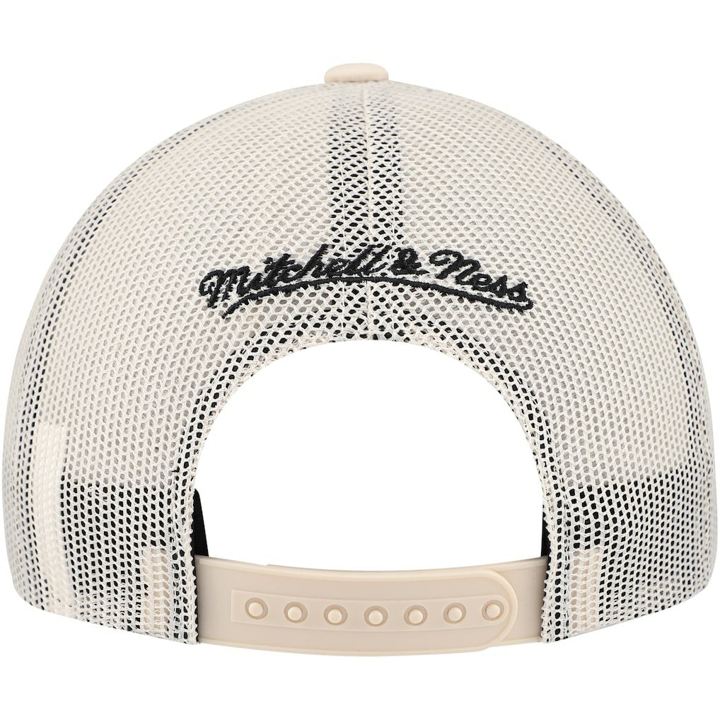 Chicago Bulls Trucker Adjustable Hat Cream | Mitchell & Ness