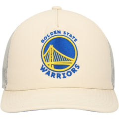 Golden State Warriors Trucker Adjustable Hat for sale Cream | Mitchell & Ness Lifestyle