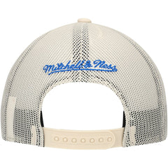 Golden State Warriors Trucker Adjustable Hat for sale Cream | Mitchell & Ness Lifestyle