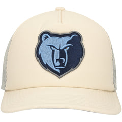 Memphis Grizzlies Trucker Adjustable Hat Cream | Mitchell & Ness Lifestyle