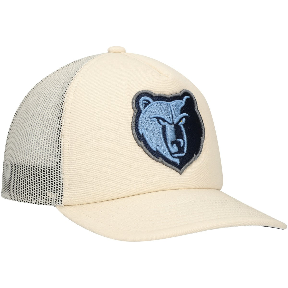 Memphis Grizzlies Trucker Adjustable Hat Cream | Mitchell & Ness Lifestyle