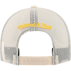 Pittsburgh Penguins Mitchell & Ness Foam Front Trucker Adjustable Hat - Cream - NHL 201463691