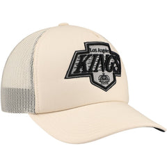 Los Angeles Kings Mitchell & Ness Foam Front Trucker Adjustable Hat - Cream - NHL 201463705