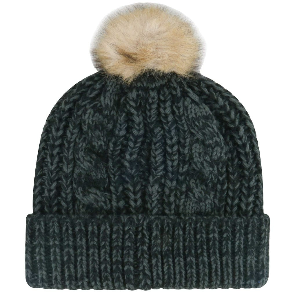 47 brand Kansas City Chiefs '47 Women's Meeko Cuffed Knit Hat with Pom Black
