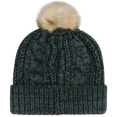 47 brand Kansas City Chiefs '47 Women's Meeko Cuffed Knit Hat with Pom Black