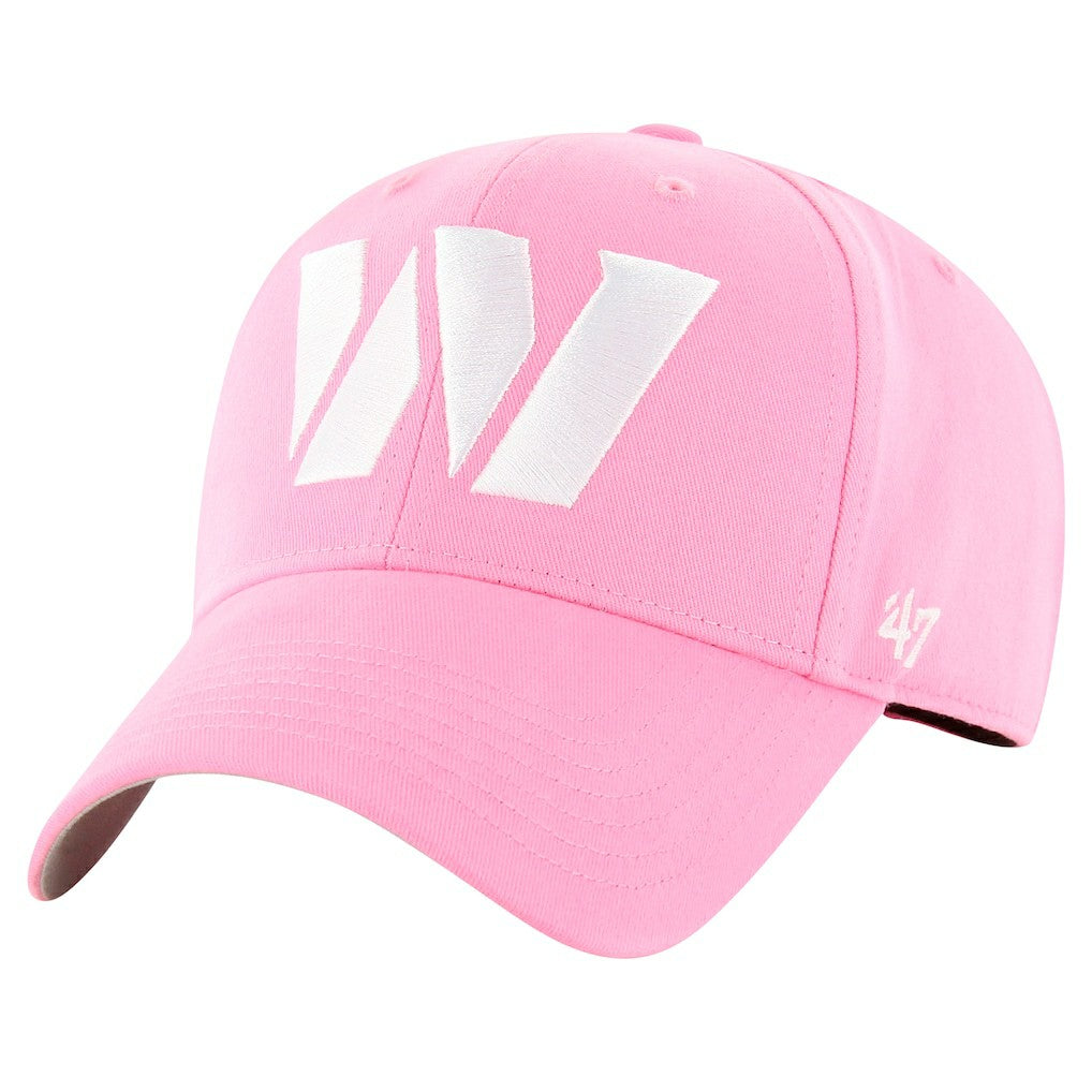 47 brand Washington Commanders '47 Girls Youth Rose MVP Adjustable Hat Pink