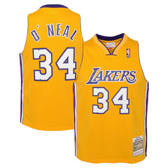 Shaquille O'Neal Los Angeles Lakers Youth 1999/00 Hardwood Classics Swingman Jersey Gold | Mitchell & Ness US