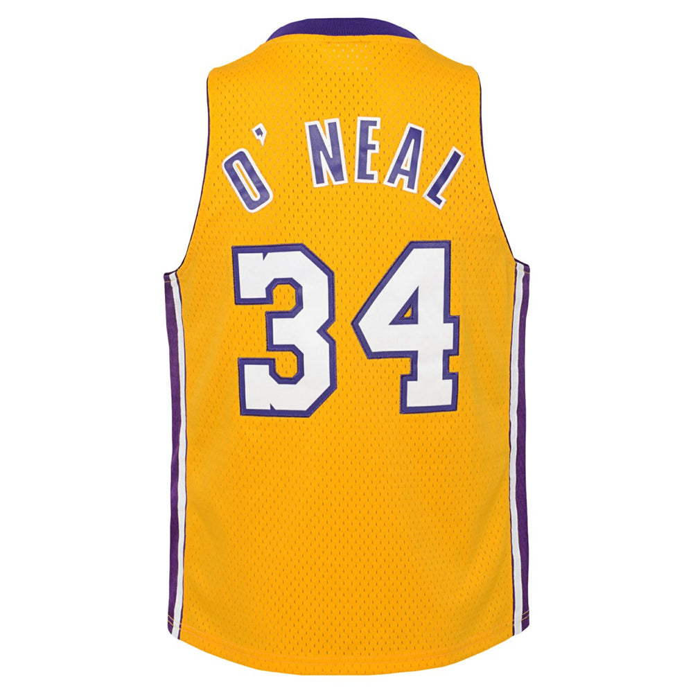 Shaquille O'Neal Los Angeles Lakers Youth 1999/00 Hardwood Classics Swingman Jersey Gold | Mitchell & Ness US