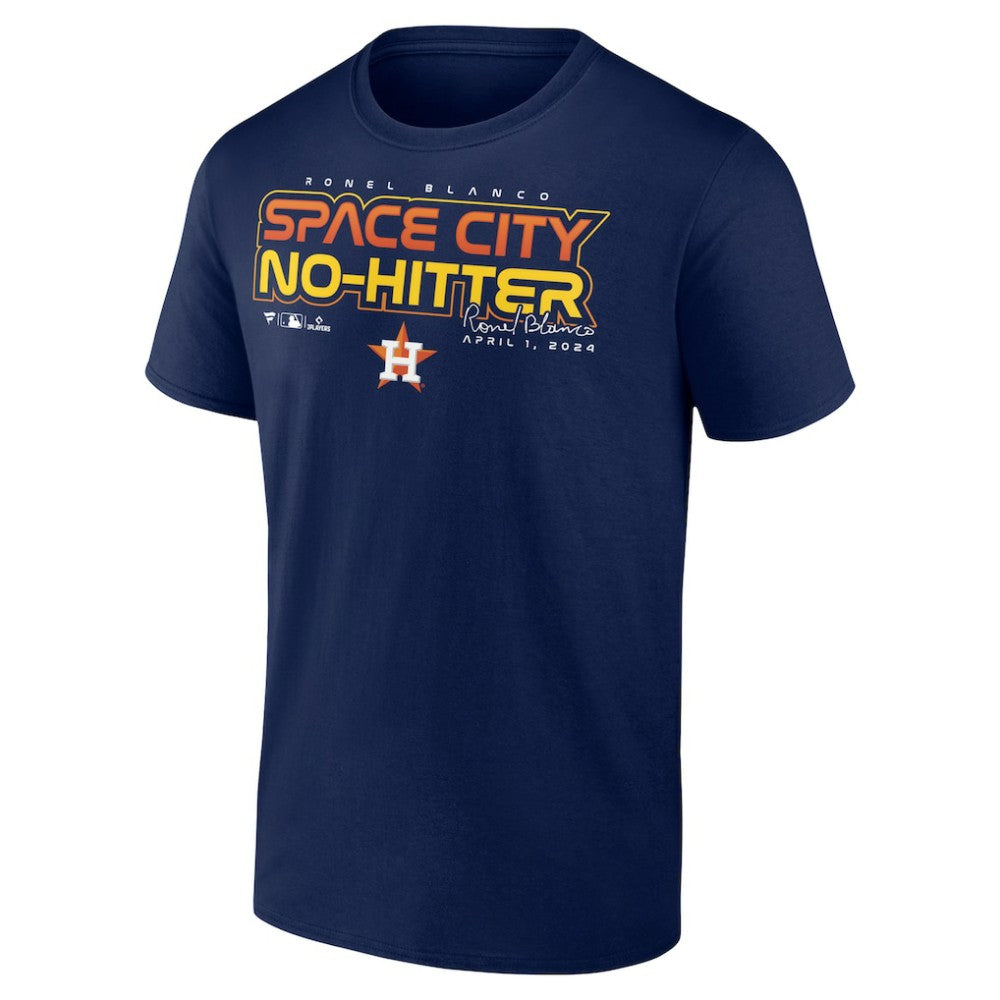 Ronel Blanco Houston Astros  Space City No-Hitter T-Shirt - Navy - MLB Discount