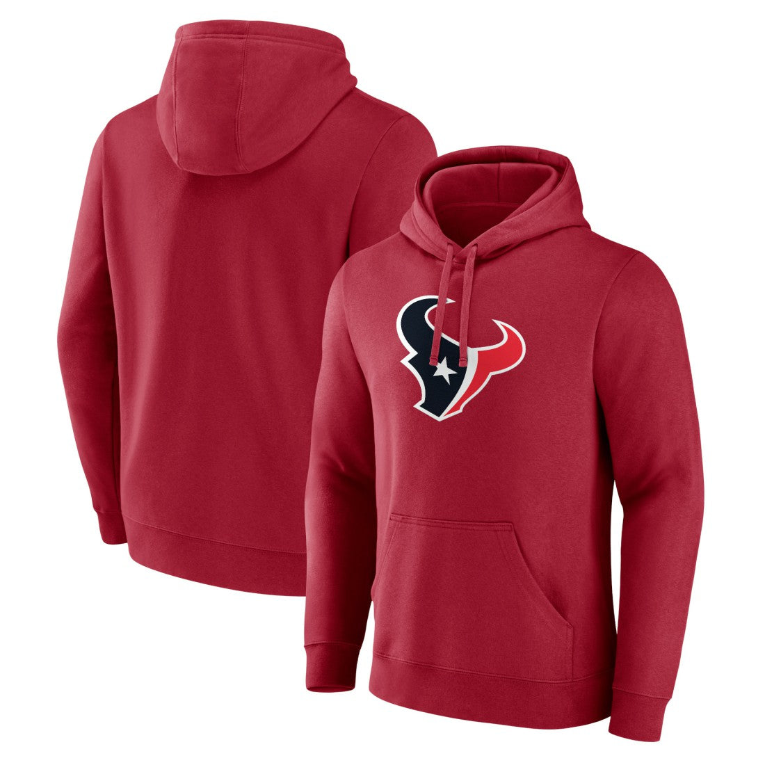 Fanatics Houston Texans Primary Logo Pullover Hoodie Red