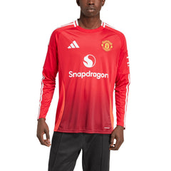 Manchester United 2024/25 Home Long Sleeve Replica Jersey Red - Adidas for sale
