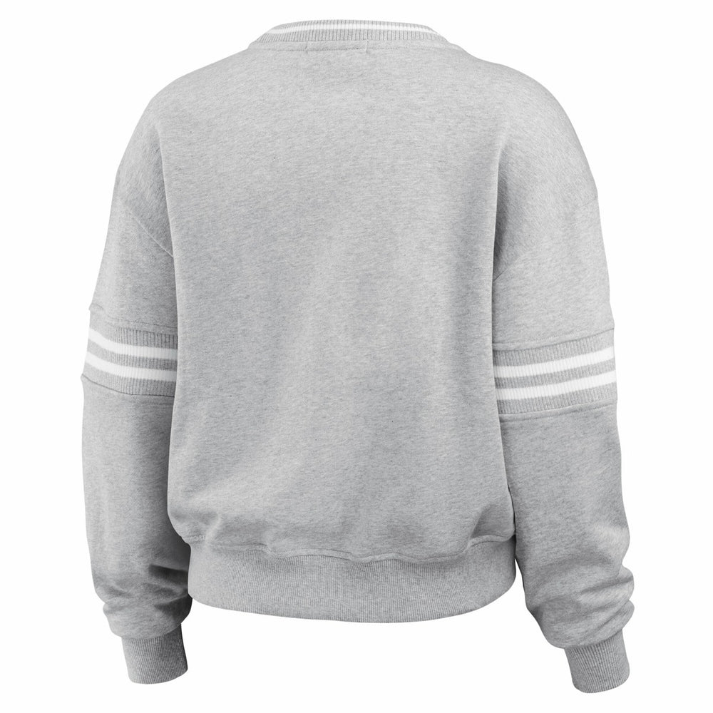 Phoenix Suns WEAR by Erin Andrews Women's French Terry Pullover Sweatshirt Heather Gray