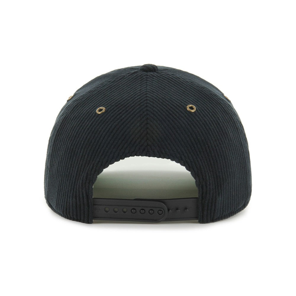 Miami Marlins '47 Laurus Corduroy Hitch Snapback Hat - Black - 47 brand on Sale