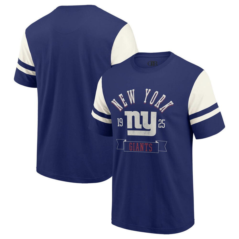 Fanatics New York Giants Darius Rucker Collection Football T-Shirt Royal