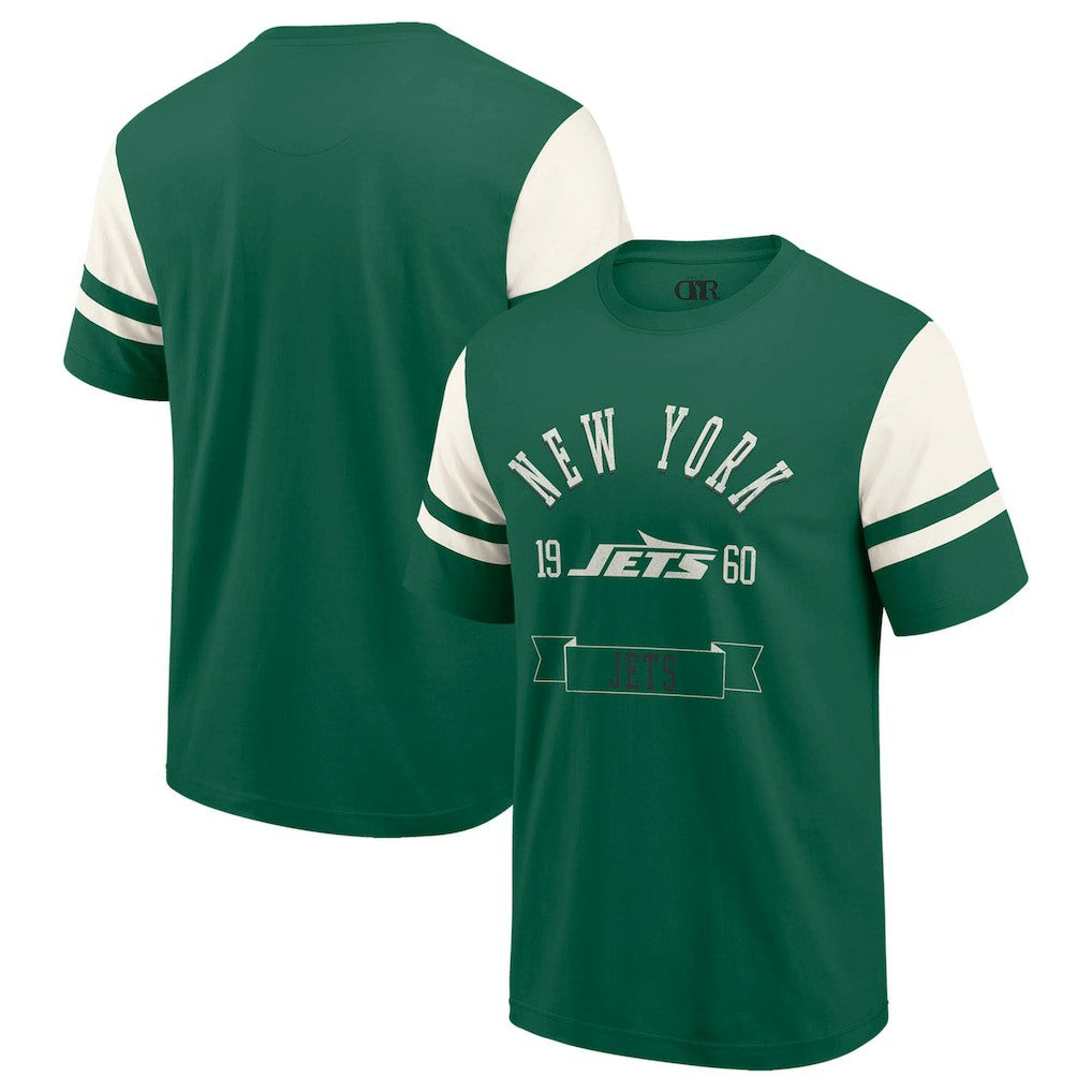 Fanatics New York Jets Darius Rucker Collection Football T-Shirt Green