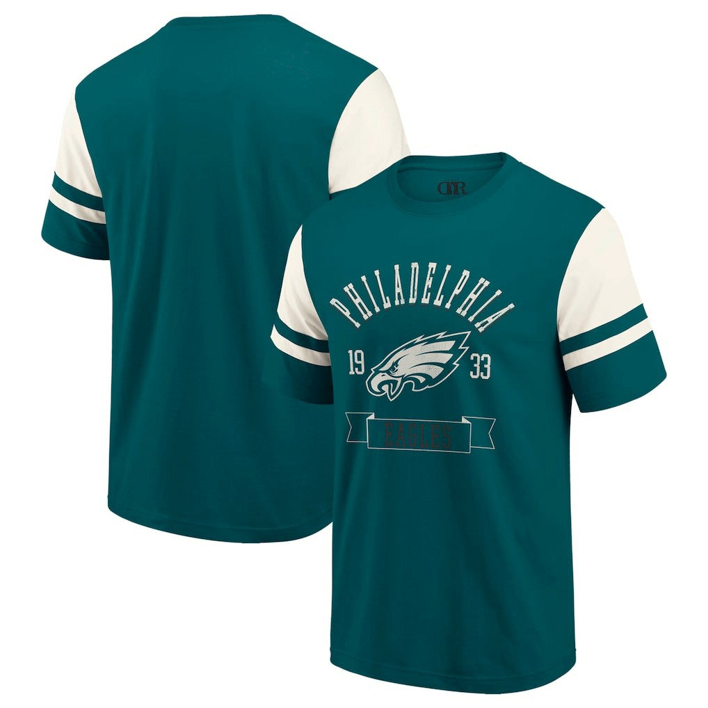 Fanatics Philadelphia Eagles Darius Rucker Collection Football T-Shirt Midnight Green