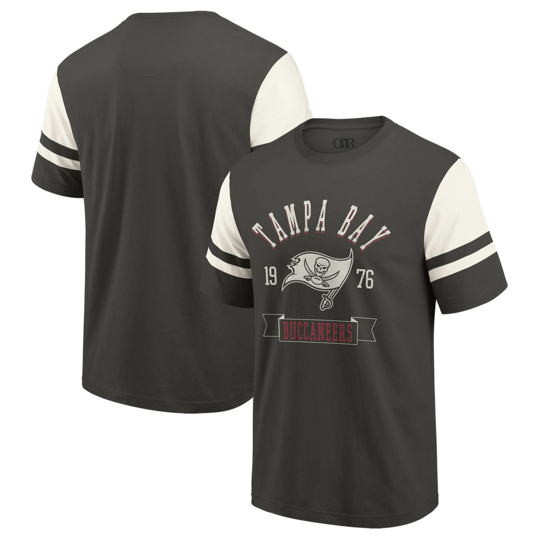 Fanatics Tampa Bay Buccaneers Darius Rucker Collection Football T-Shirt Pewter