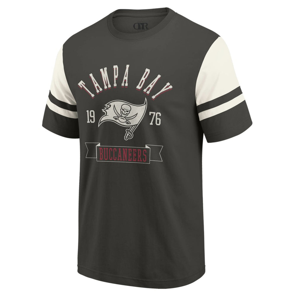 Fanatics Tampa Bay Buccaneers Darius Rucker Collection Football T-Shirt Pewter