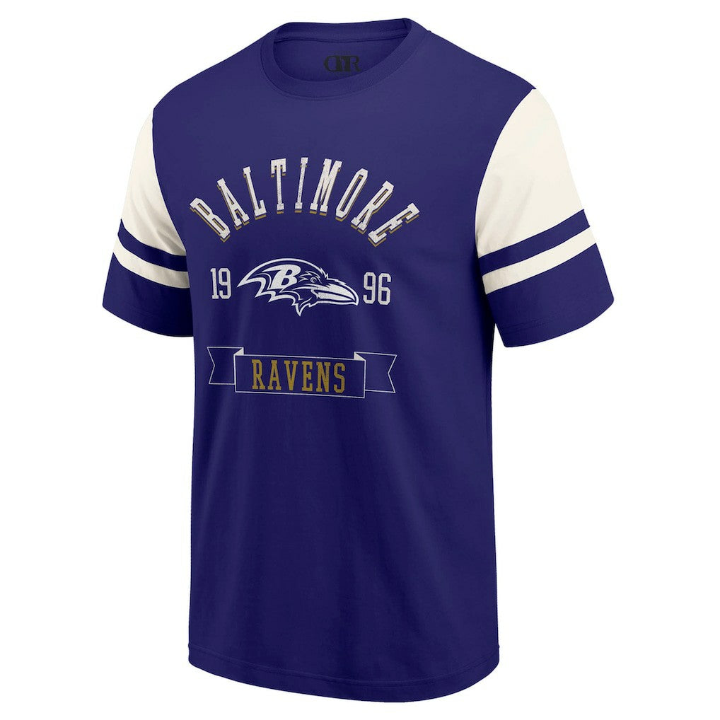 Fanatics Baltimore Ravens Darius Rucker Collection Football T-Shirt Purple