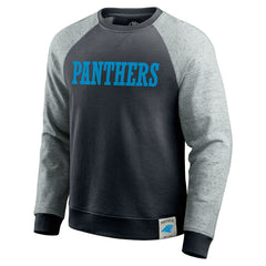 Fanatics Carolina Panthers Darius Rucker Collection Colorblock Pullover Sweatshirt Black/Heather Gray