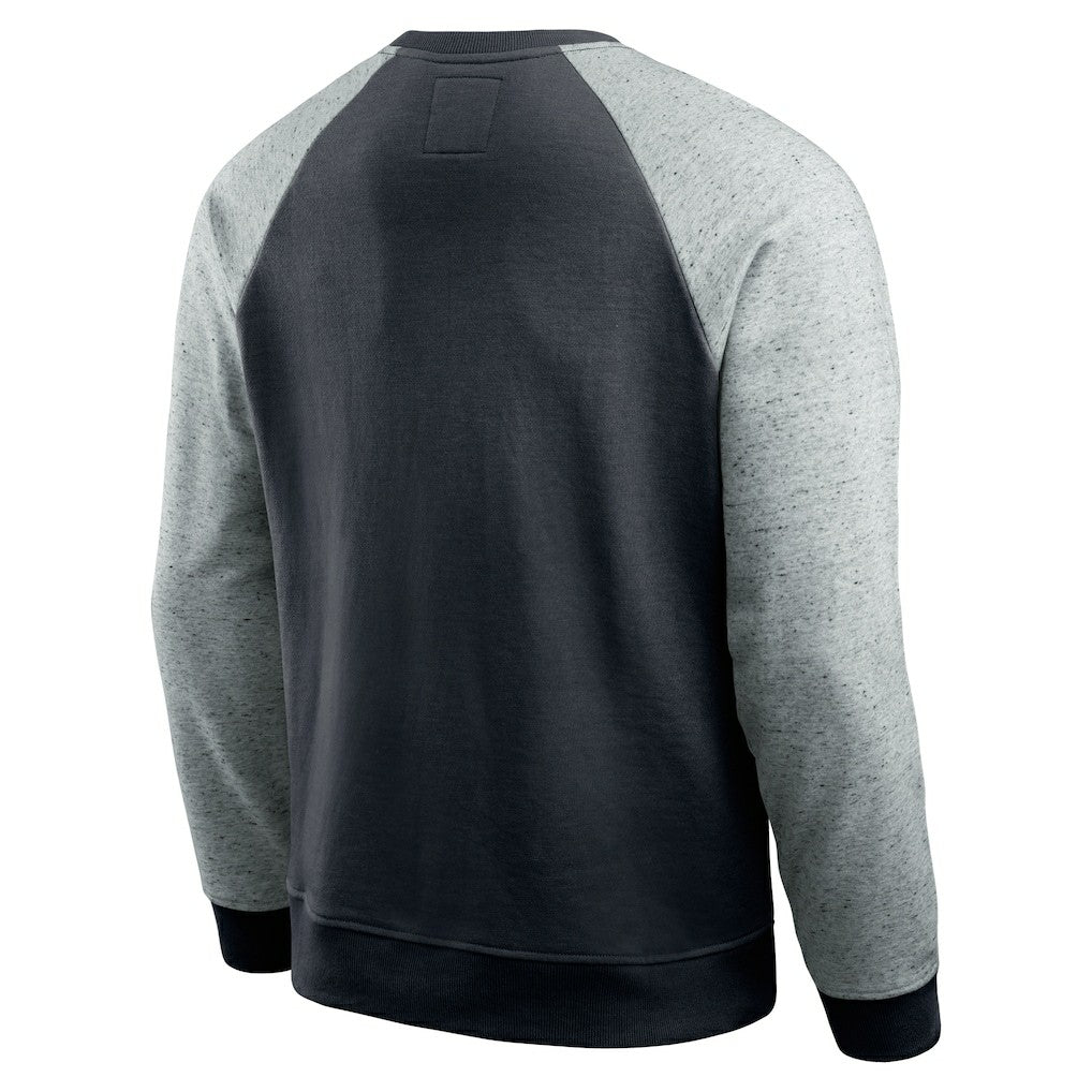 Fanatics Carolina Panthers Darius Rucker Collection Colorblock Pullover Sweatshirt Black/Heather Gray