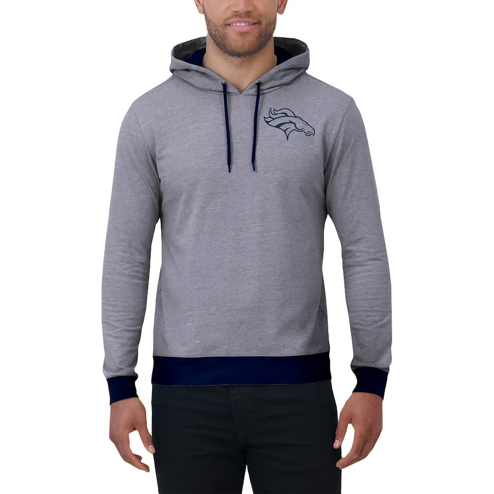 Fanatics Denver Broncos Darius Rucker Collection Tonal Knit Pullover Hoodie Navy
