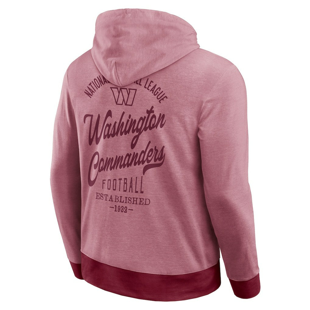 Fanatics Washington Commanders Darius Rucker Collection Tonal Knit Pullover Hoodie Burgundy