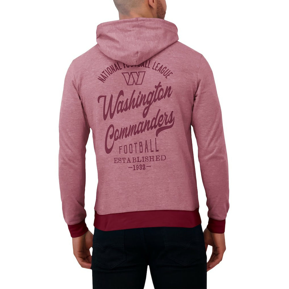 Fanatics Washington Commanders Darius Rucker Collection Tonal Knit Pullover Hoodie Burgundy