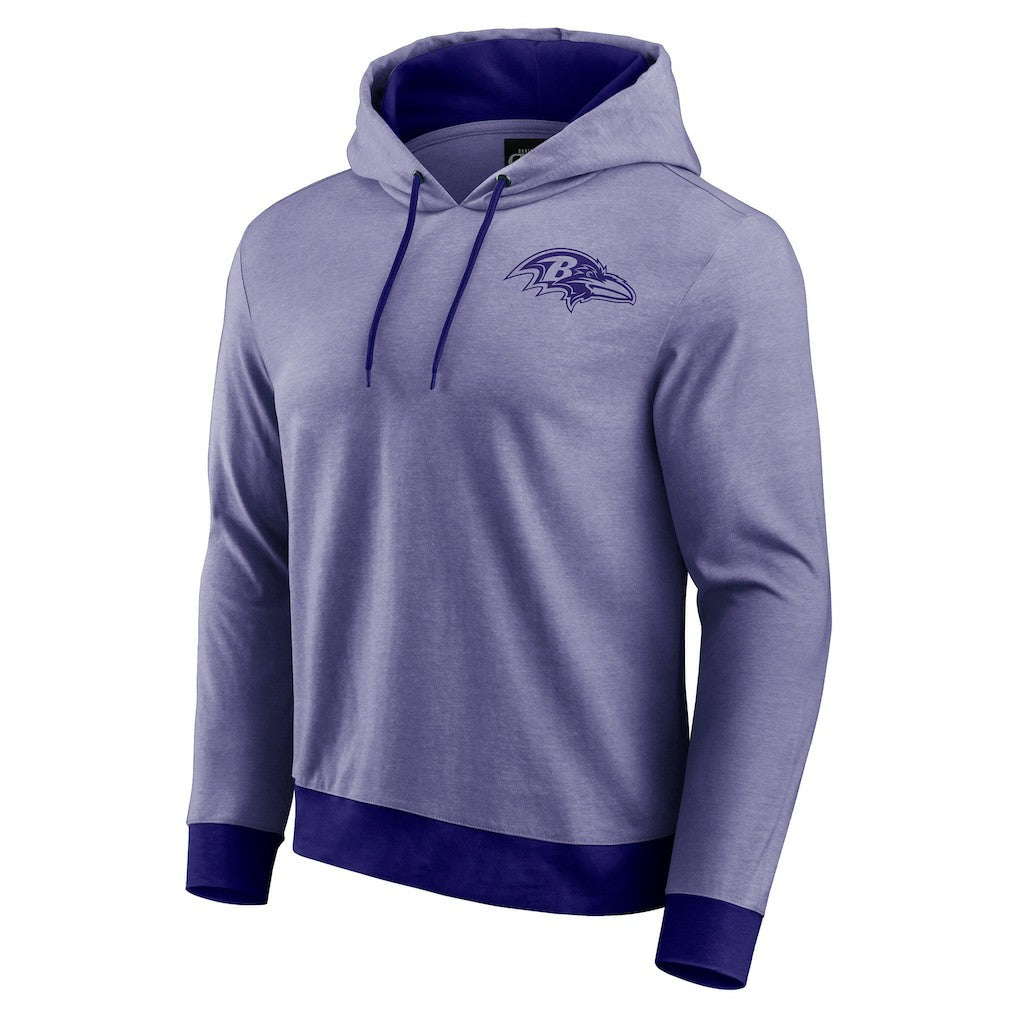 Fanatics Baltimore Ravens Darius Rucker Collection Tonal Knit Pullover Hoodie Purple
