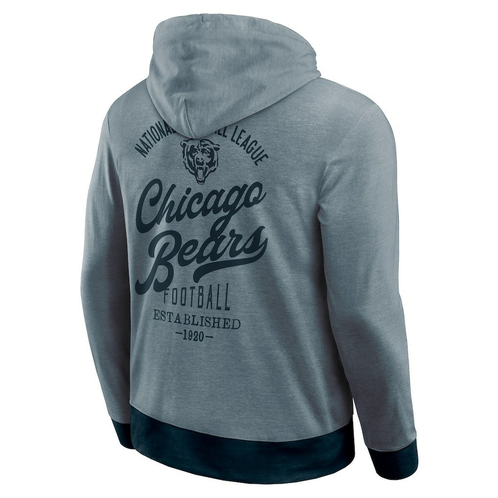 Fanatics Chicago Bears Darius Rucker Collection Tonal Knit Pullover Hoodie Navy