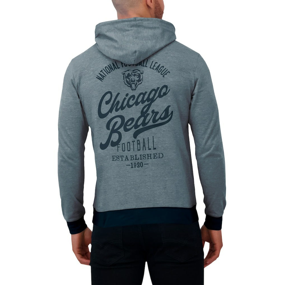 Fanatics Chicago Bears Darius Rucker Collection Tonal Knit Pullover Hoodie Navy