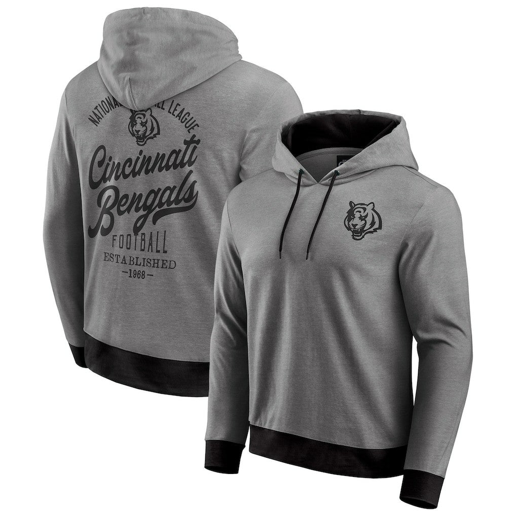 Fanatics Cincinnati Bengals Darius Rucker Collection Tonal Knit Pullover Hoodie Black