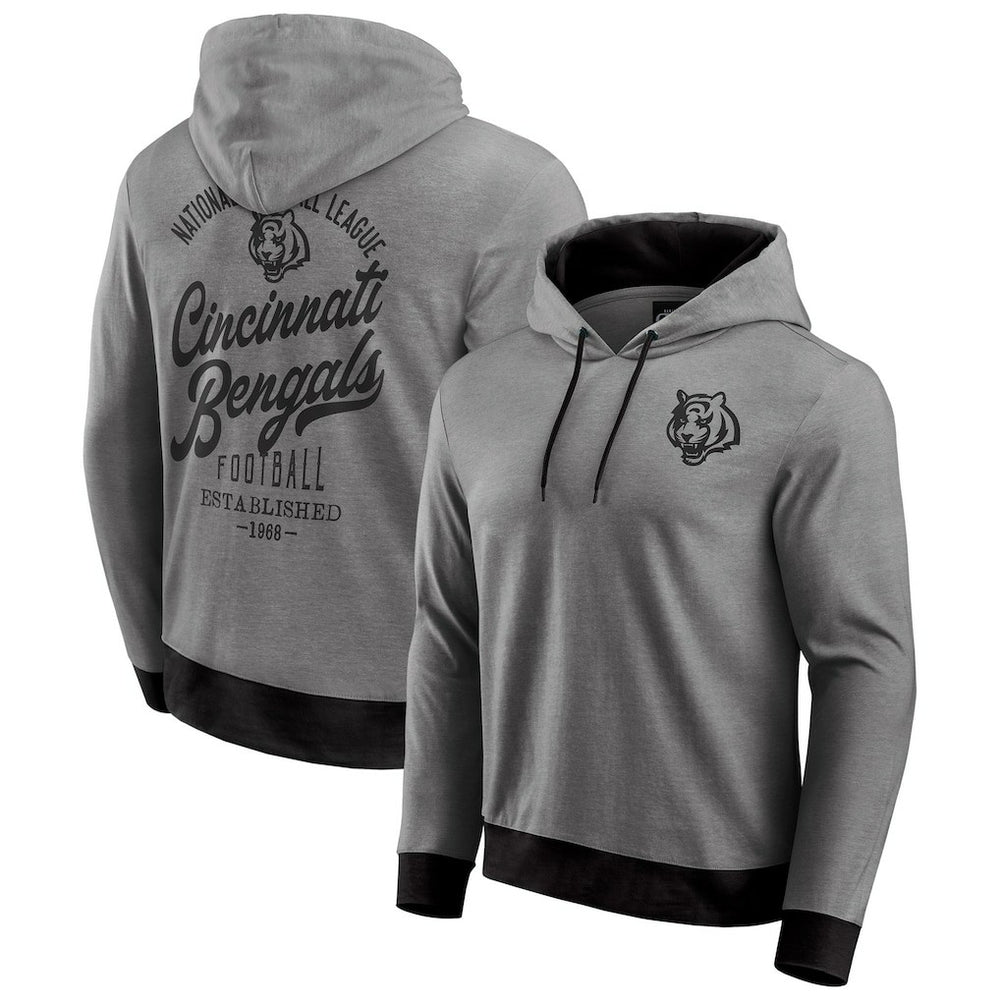 Fanatics Cincinnati Bengals Darius Rucker Collection Tonal Knit Pullover Hoodie Black