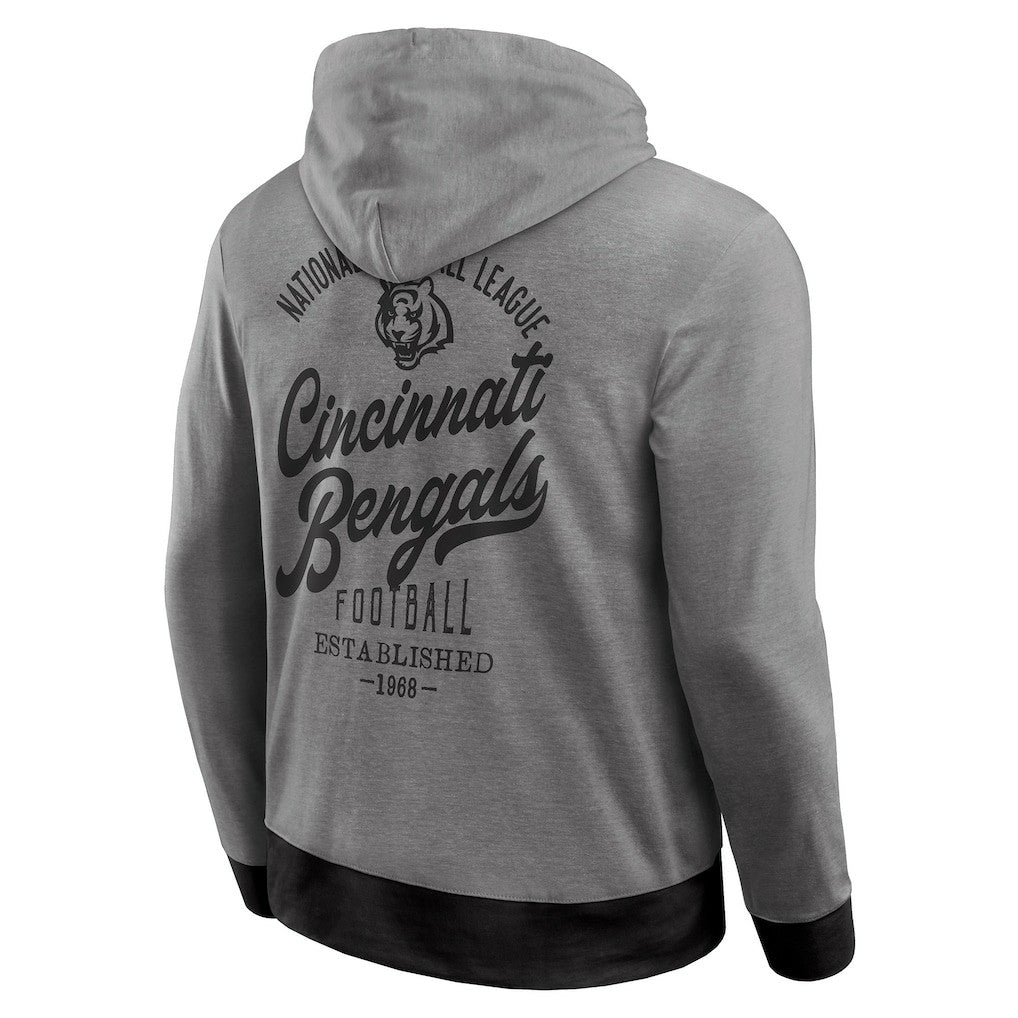 Fanatics Cincinnati Bengals Darius Rucker Collection Tonal Knit Pullover Hoodie Black