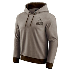 Fanatics Cleveland Browns Darius Rucker Collection Tonal Knit Pullover Hoodie Brown